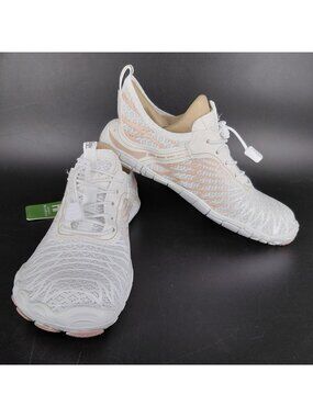 HF Shoes Womens Size 5.5 White Pink Mesh Barefoot Minimalist Running Sneaker NEW